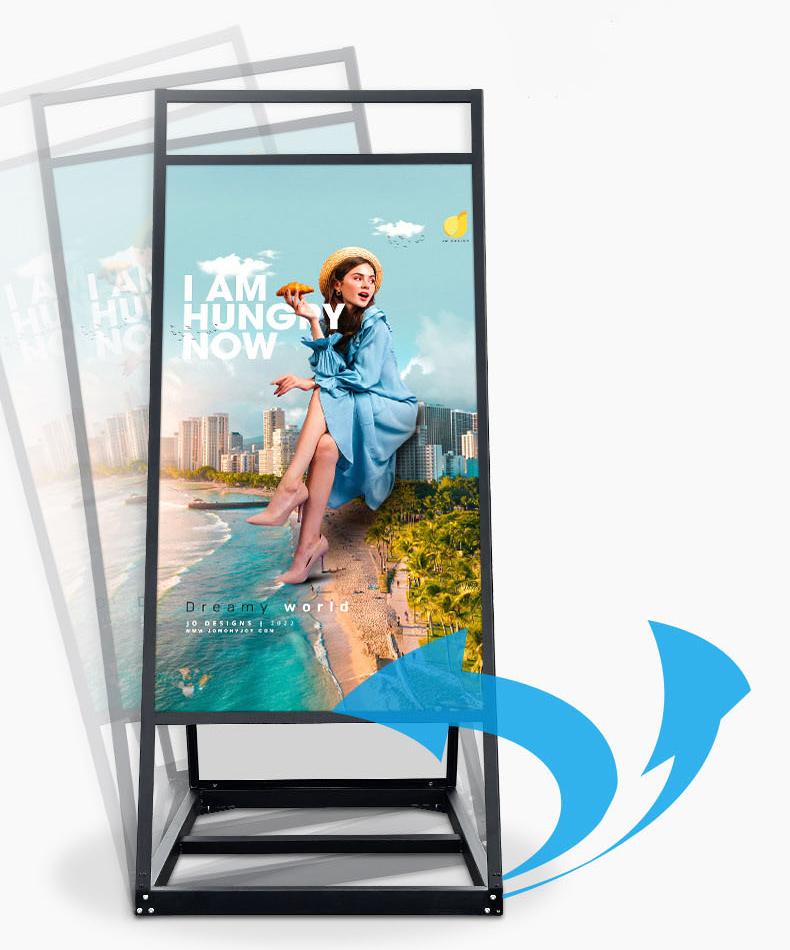 A-frame Double-side Poster Stand